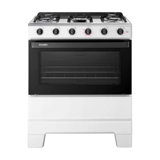 Fogão de Piso 5 Bocas Esmaltec F5ISB Ideal Pop | Mesa em Aço Inox, Acendimento Manual, Branco em Oferta na Shopee