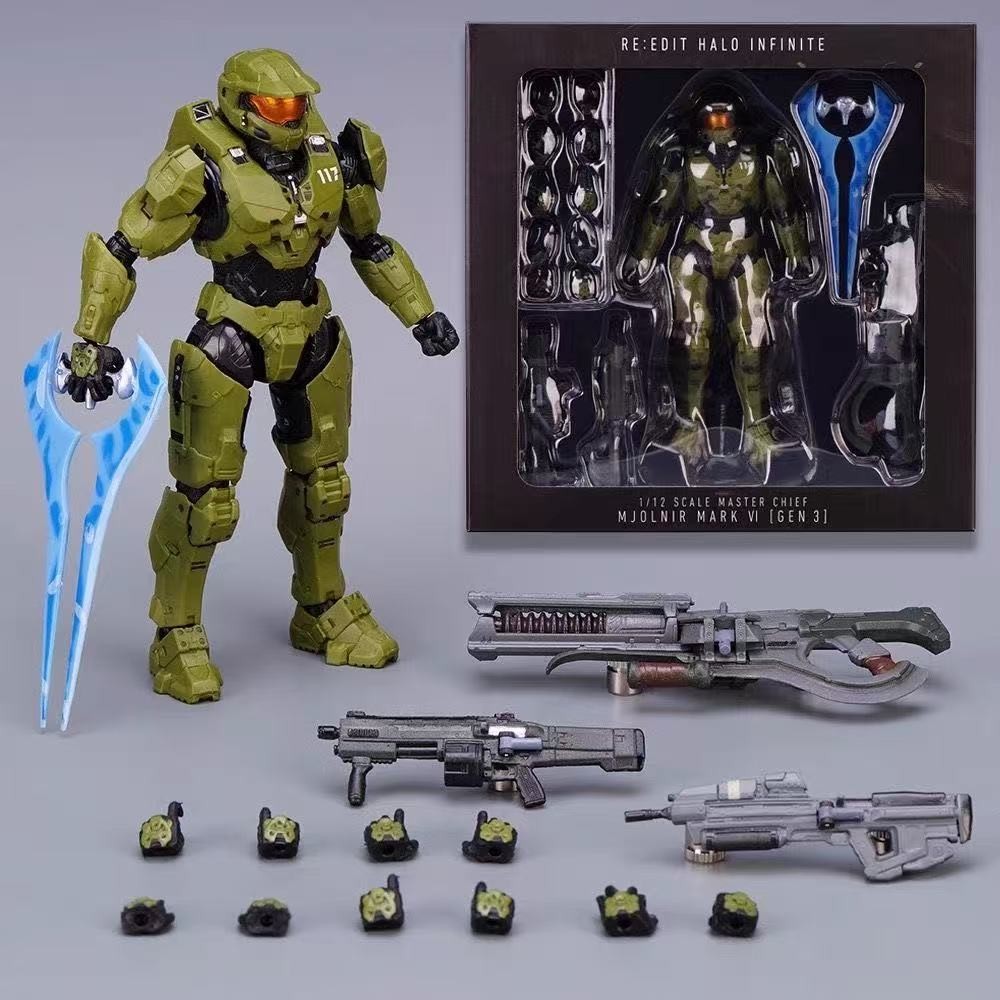 Halo Infinite RE : EDIT : REACH Action Figure 5 Guardiões Halo Infinite RE : EDIT : REACH Action Figure 5 Guardiões
