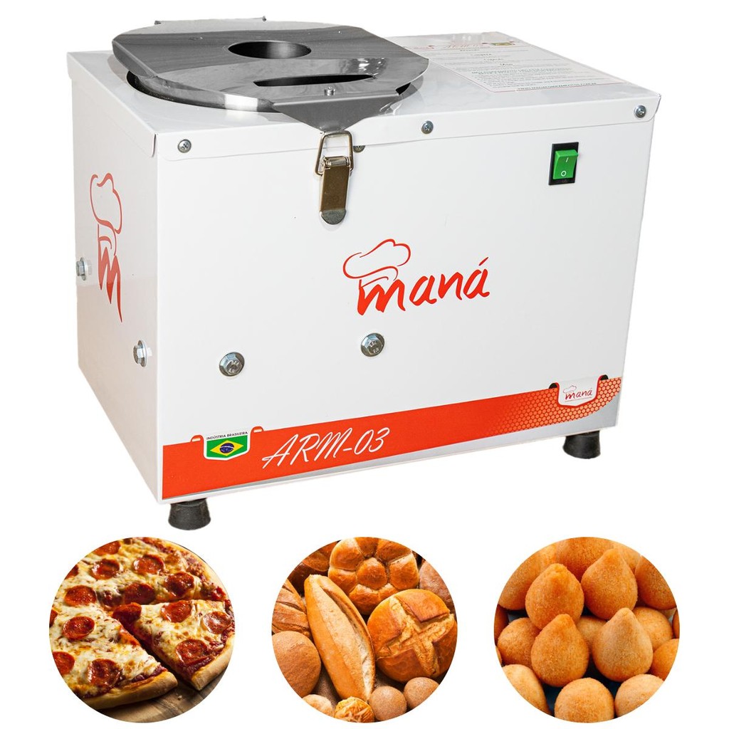 Amassadeira Rápida 3kg Masseira Para Massas Pesadas Bivolt A