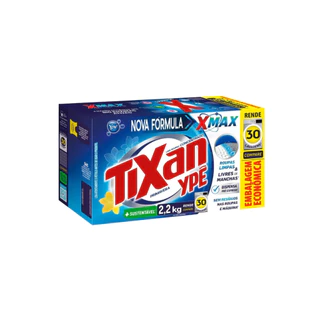 Lava Roupas em Pó 2,2kg Tixan Ypê em Oferta na Shopee