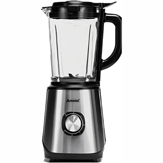 Liquidificador De Vidro 1,7 Litros 800w Alq 0209 Amvox