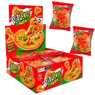 Bala de gelatina Diploko Pizza com 24 Unidades 14305 - Danilla