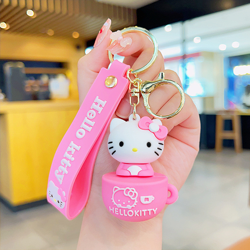 Chaveiro Hello Kitty Cartoon De Atacado Mochila Fofa Pingente