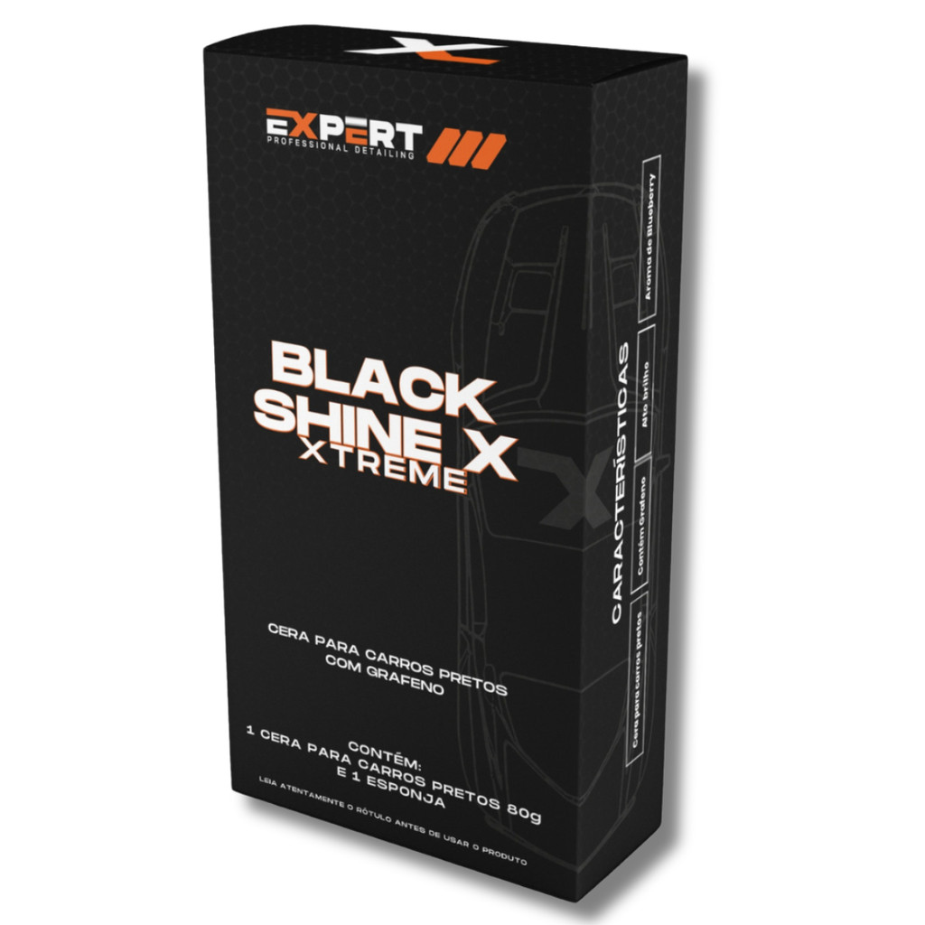 Cera Automotiva Carros Pretos Xtreme Black Shine C/ Esponja 80g ...