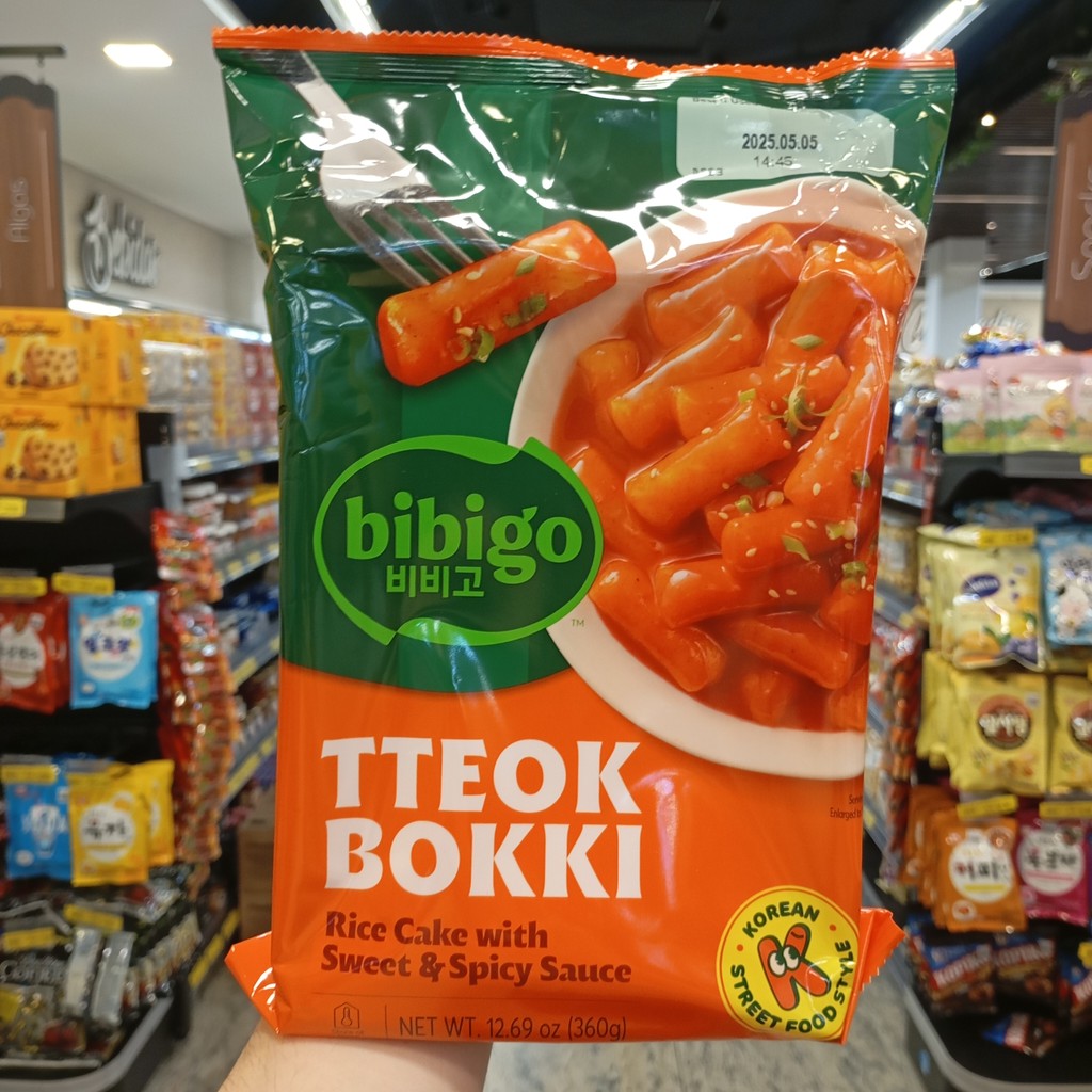 Cj Bbgo Teokbokki Sweet e Spicy - Massa de Arroz com Molho de Pimenta ...