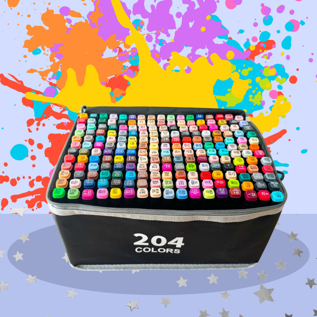 May Force CD2枚セット Canetinha Touch kit de 262 cores marcador com ponta dupla | Shopee