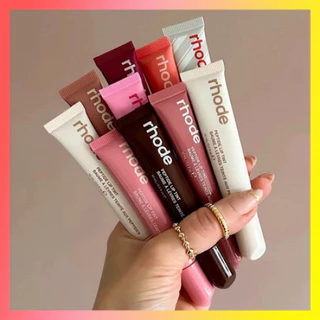 Nova Rhode Lip Gloss Batom 10g De Pele Baunilha Fita/gel Para Os Lábios saltedcaramel watermelon em Oferta na Shopee