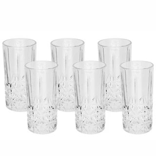 Jogo 6 Copos de Vidro Long Drink Koper 9394 - Mimo Style