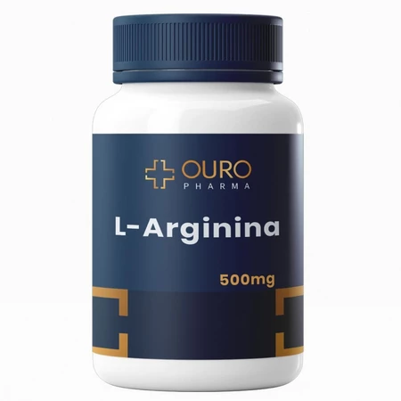Arginina 500mg 60 ou 120 Cápsulas Pré Treino