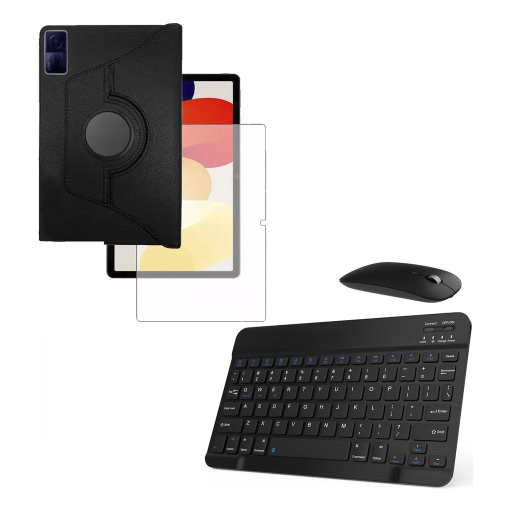 Capa + Película + Mouse E Teclado Para Redmi Pad Se