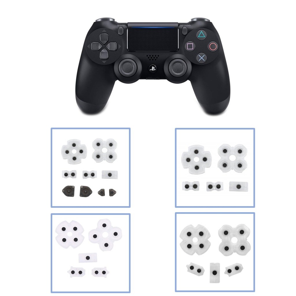 Kit Borrachas Condutivas Reparo Botões para Controle Ps4 | Shopee Brasil