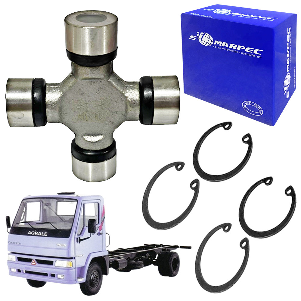 Cruzeta Do Cardan Agrale 1600 D 1800 D 4500 D 5000 D 5010 Somarpec  6.003.009 007.004 4.128.409 | Shopee Brasil