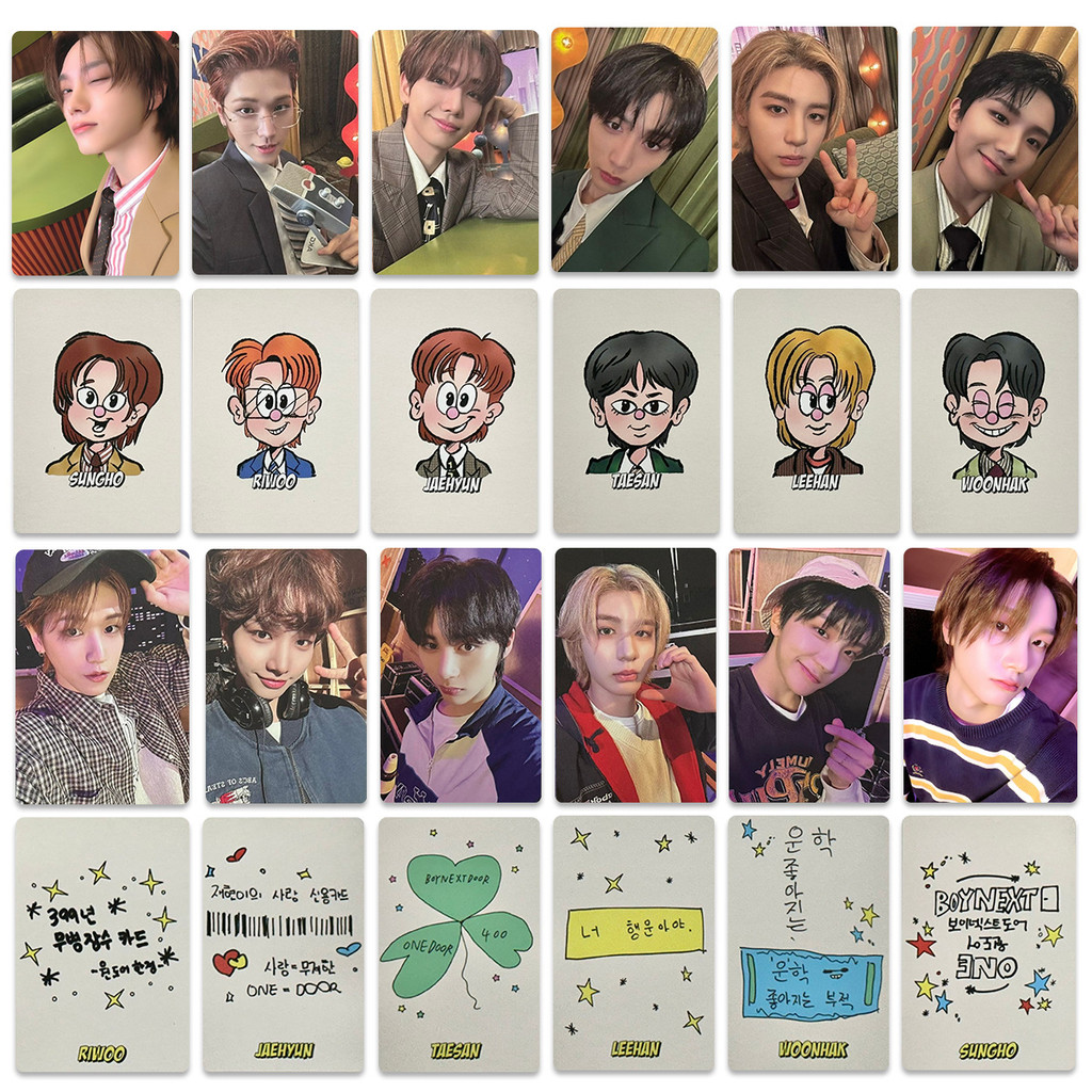 Kpop Idol BOYNEXTDOOR 2025 Temporada Saudação Cartões Fotográficos