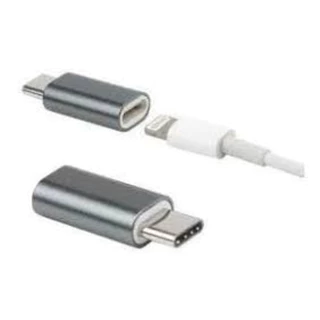 Adaptador De Celular Lightning iPhone Fêmea Para TypeC Tipo C macho