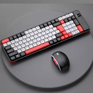 XTRAD Kit Teclado + Mouse Sem Fio bluetooth recarregavel Teclado para jogos escritório