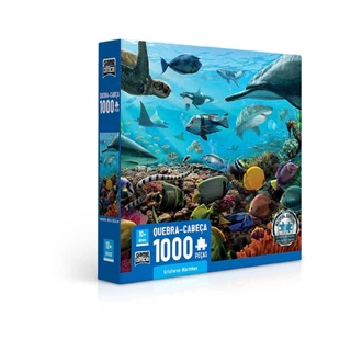 Quebra Cabeça Criaturas Marinhas 1000 Peças 2721 - Toyster