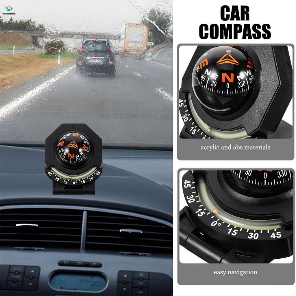 Bola De Bússola De Navegação Para Painel De Carro , Fácil De Usar ...