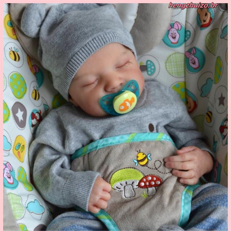 Bebê Reborn Ana realista cabelo pintado - Mundo Kids