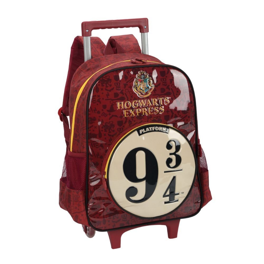 Mochila De Rodinhas Vinho Harry Potter Hogwarts Luxcel - UN | Shopee Brasil
