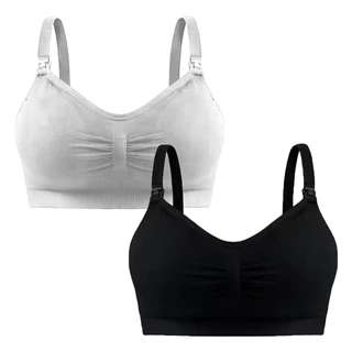 Kit2 Sutia Amamentação Reforçado Lingerie Roupa Maternidade
