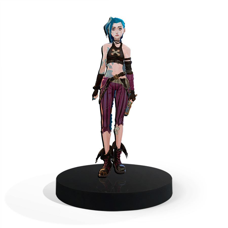 Totem Pequeno Jinx Arcane 7cm + Base | Shopee Brasil