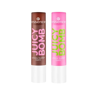 Kit Essence Balm Labial Juicy Bomb Glossy Butter 05 Choco-Lot To Handle + 03 Time To Pitaya em Oferta na Shopee