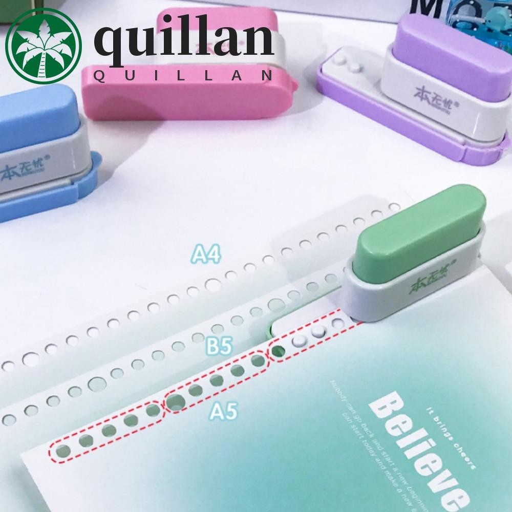 Perfurador De Papel De 5 Furos QUILLAN , Conta Manual Portátil De 6 Mm ...