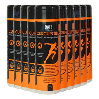 Kit 10 Pomada Massageadora Curcupower Cbb Cosméticos Revenda