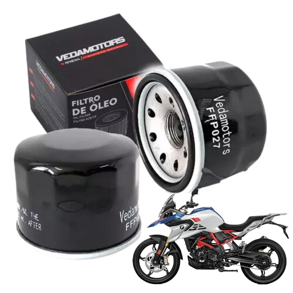 FILTRO DE OLEO VEDAMOTORS BMW GS310 G310 GS TODAS FFP027 | Shopee Brasil