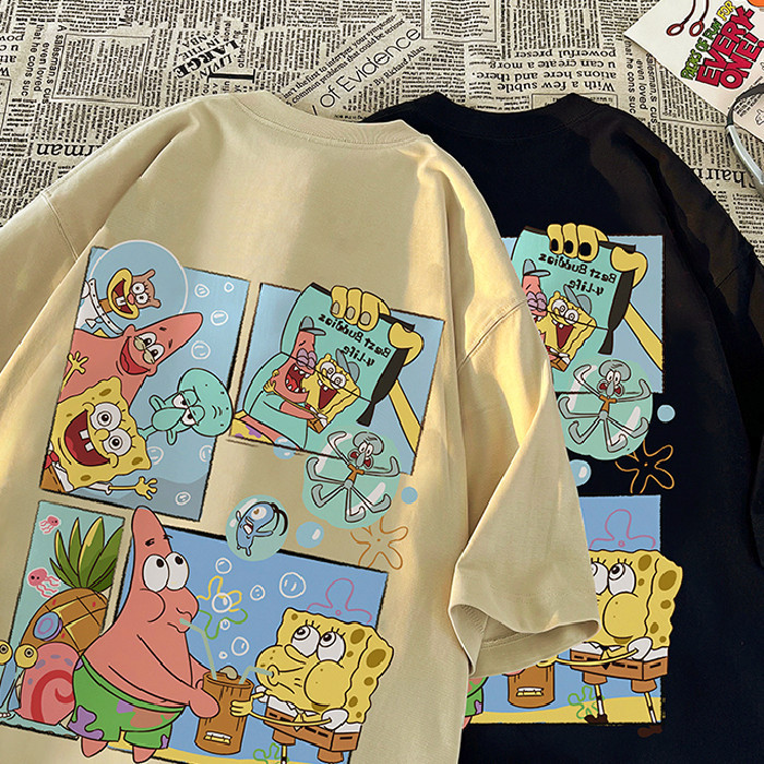 Camiseta Várias Estampas Bob Esponja Patrik Estrela Camisa 100% Algodão Envio imediato