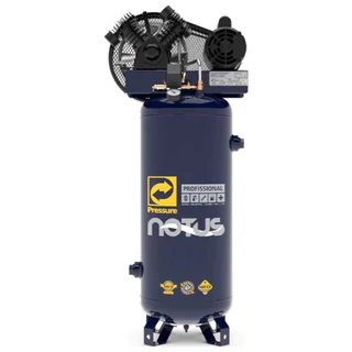 Compressor de Ar Vertical 100 Litros 2Hp 10Pcm Notus 127v/220v Pressure Profissional em Oferta na Shopee