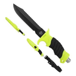 Faca De Mergulho Sub Inox 28cm Albatroz Qs-212 Com Cinto