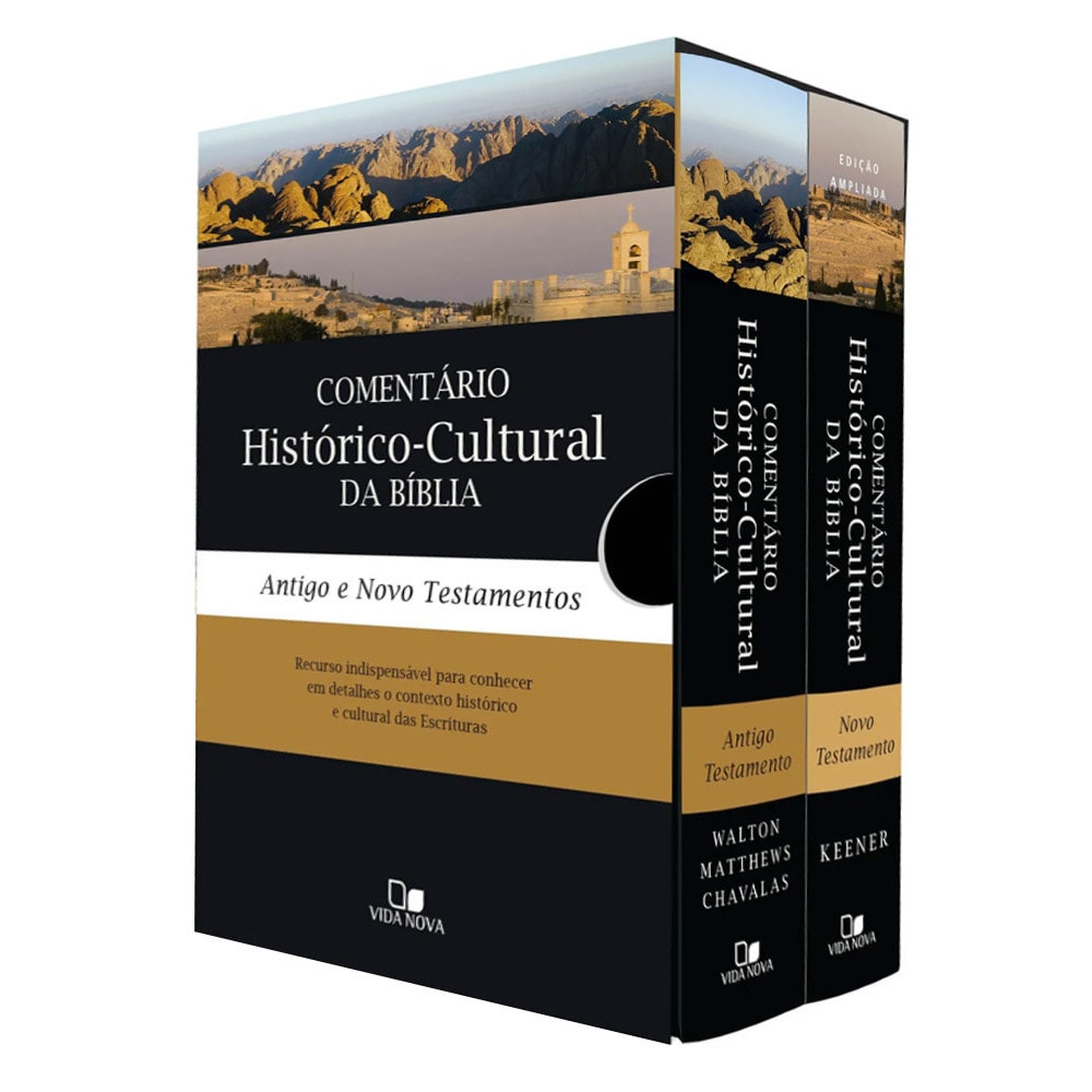 Box Comentário Histórico Cultural Da Bíblia At E Nt | Shopee Brasil