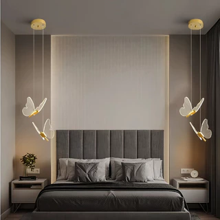 Cabeça dupla Pendente Borboleta De LED/Iluminação Interna Nordic