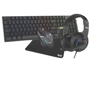 Combo Gamer Periféricos Teclado Mouse Rgb  Pad Headset 4 Itens em Oferta na Shopee