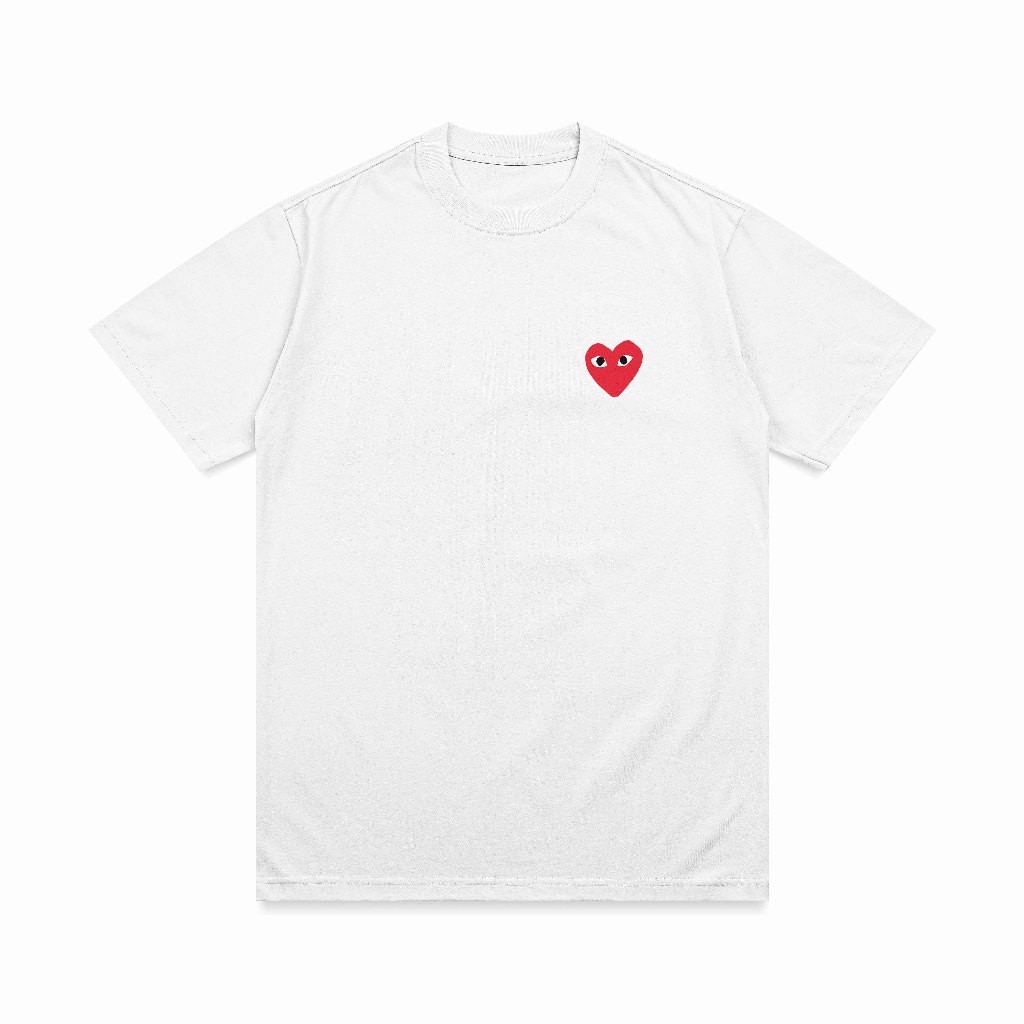 Camiseta Streetwear 100% Algodão Comme des Garçons Classic