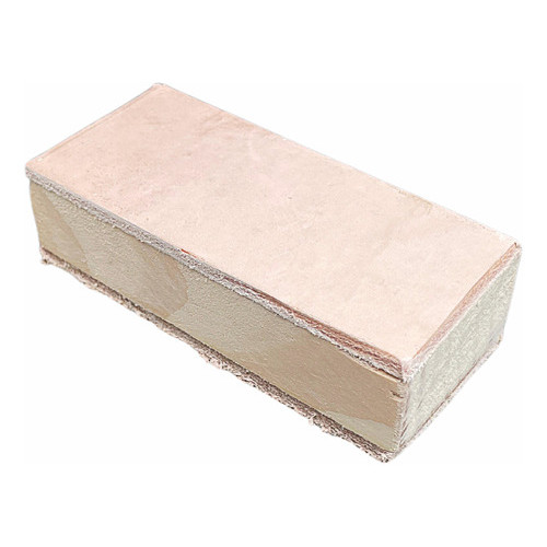 Strop Couro Natural Duplo Faca Canivete Afiar Amolar 10cm