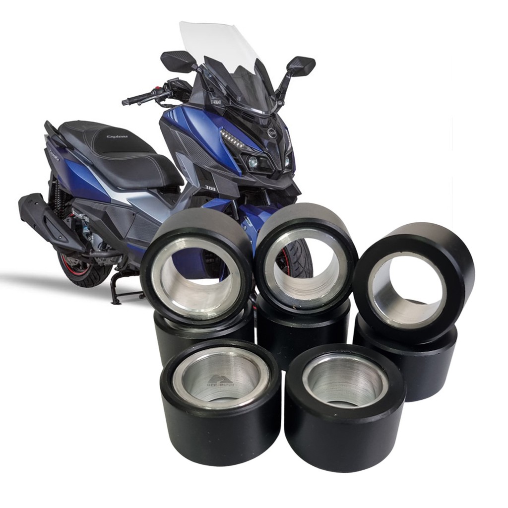 Kit 8 Roletes Peso Transmissão Embreagem Cvt - Danidrea - Dafra Maxsym ...