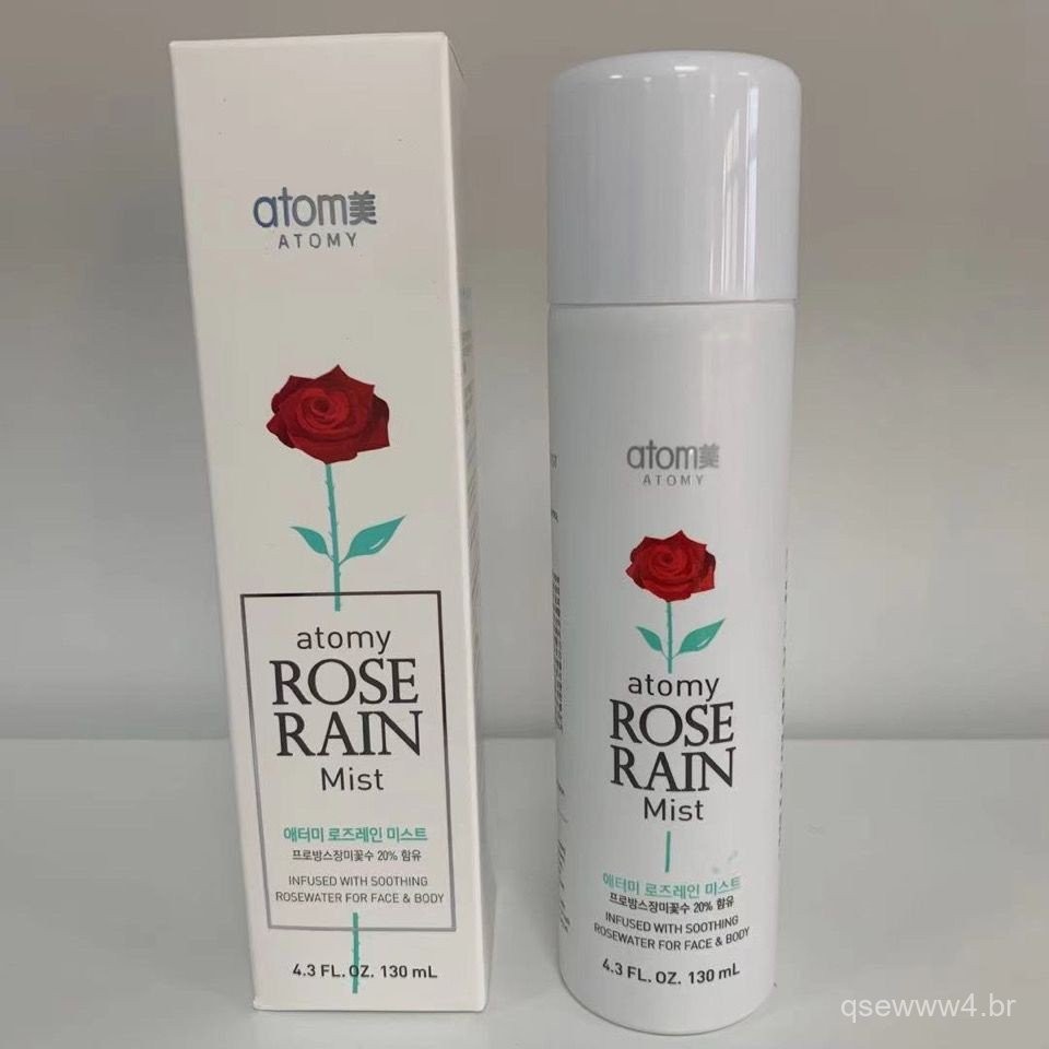 Spray de Rosa Atomy, Gotas de Água Finas Refrescantes, Moleculas ...