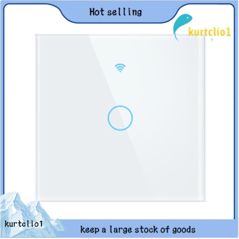 Smart Wireless Touch Wall Light Com Botão Interruptor 220V Sem Neutro 12 3 4 Gang Way WiFi 433mhz 