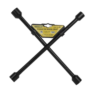 Chave de Roda Cruz Ferramenta Profissional Aço Alta Qualidade Bocas 17-19-21-23 MM em Oferta na Shopee