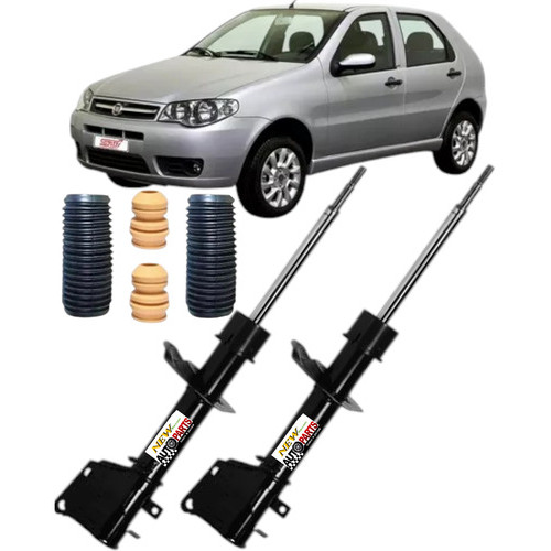 2 Amortecedor Dianteiro + Kit Parcial Fiat Palio 2002 A 2010 | Shopee ...