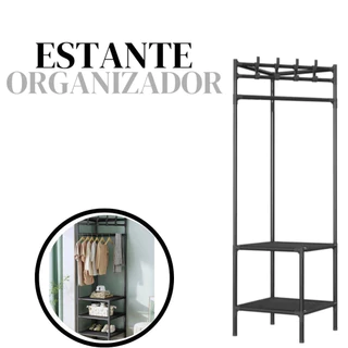Estante Prateleira de Aço Preta – Multiuso