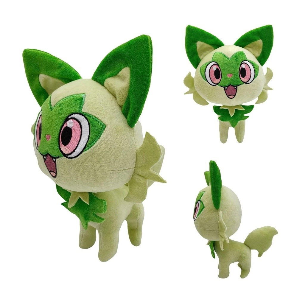 25cm Pokemon Sprigatito japonês boneca de pelúcia filme anime gato ...