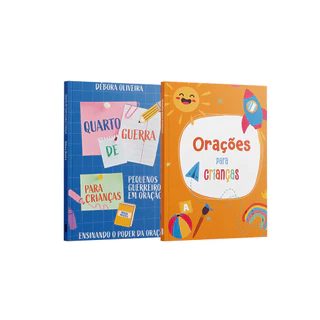 Kit 2 Livros - Primeiros Passos na Fé - Orando Com As Crianças Capa 2