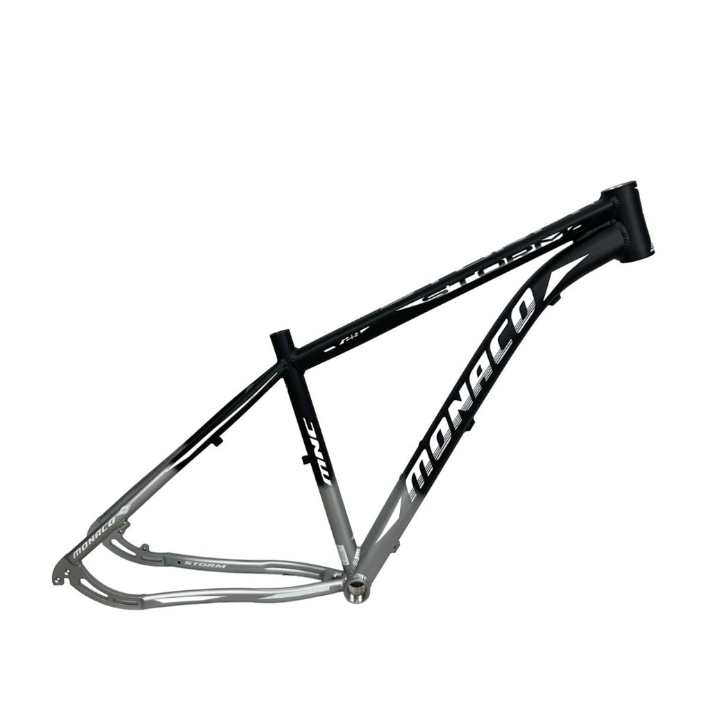 Quadro 29 Monaco Storm Alum. Mtb Preto Prata Fosco