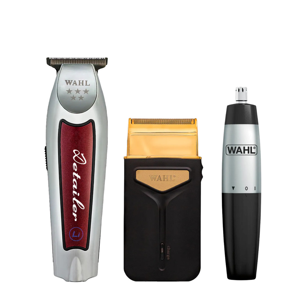 Wahl - Detailer Lí Cordless + Travel Shaver + Nasal Trimmer