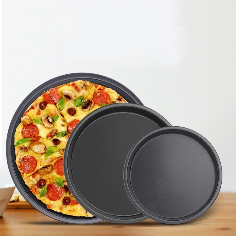 Kit Formas de Pizza Grande Antiaderente Assadeira