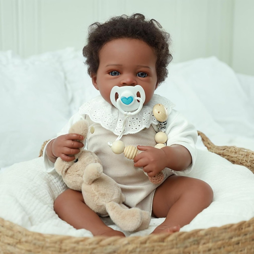 Roupas De Bebê Reborn Menina Roupa Estampada Canelada Algodão Confortável Body e Calça Tecido Leve