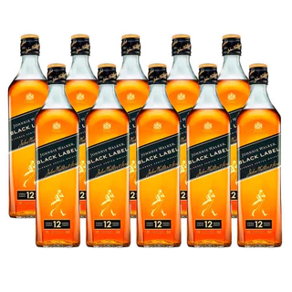 Whisky Johnnie Walker Black Label 1L 10 Unidades